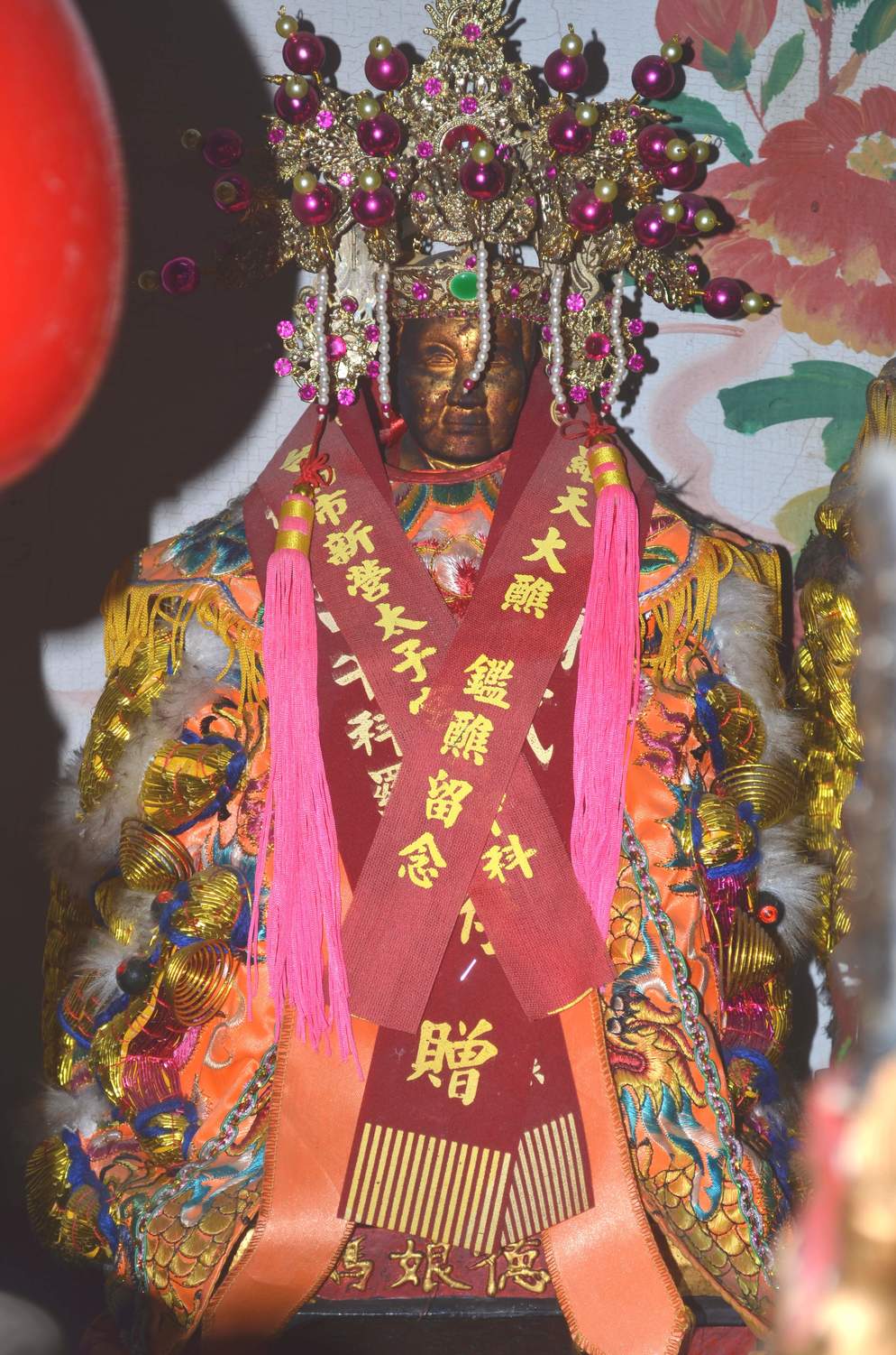 「德娘媽」現恭奉於頭港里興天宮。 圖：蔡坤龍/攝