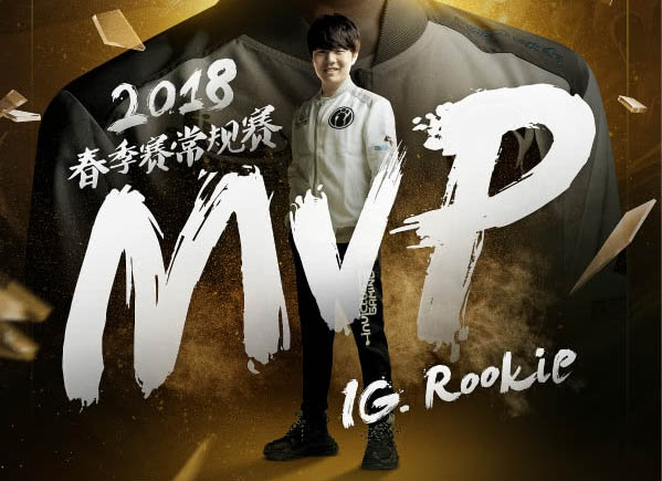 IG核心中單選手Rookie憑著其優異的表現榮膺常規賽MVP。 圖：翻攝自 LPL 官方