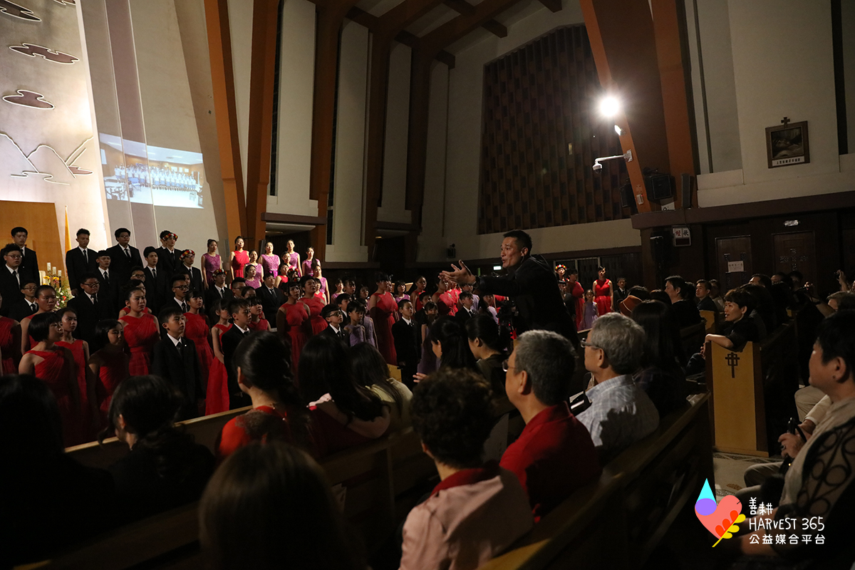 今年以百老匯經典名曲「For Good」以及中文老歌「快樂天堂」完美結尾落幕。 圖：善耕365/提供