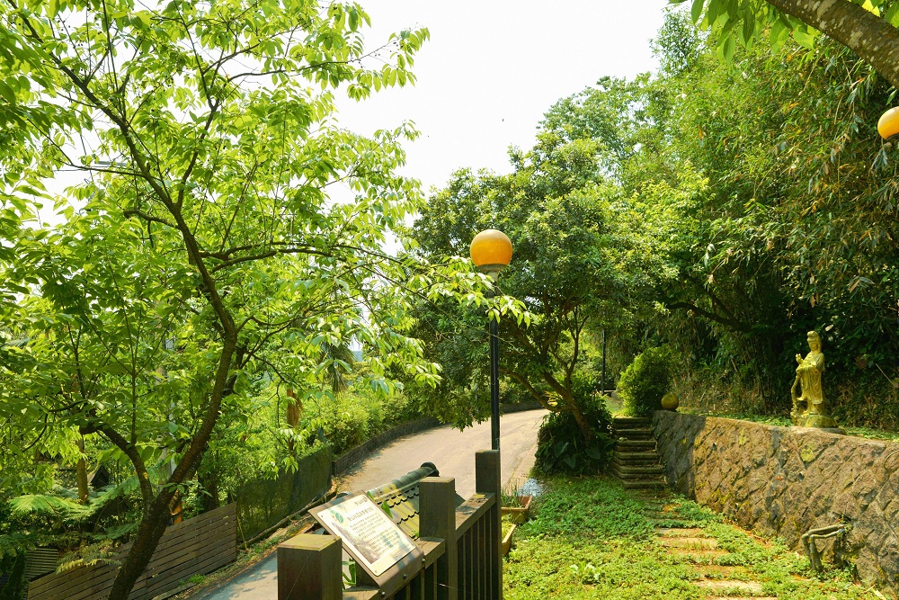 菁山里除賞楓美景之餘，還能來趟菁礐古圳巡禮，找回與大自然深刻的聯繫，提供遊客貼近四季美景舒適的休憩空間。  圖：台北市政府提供
