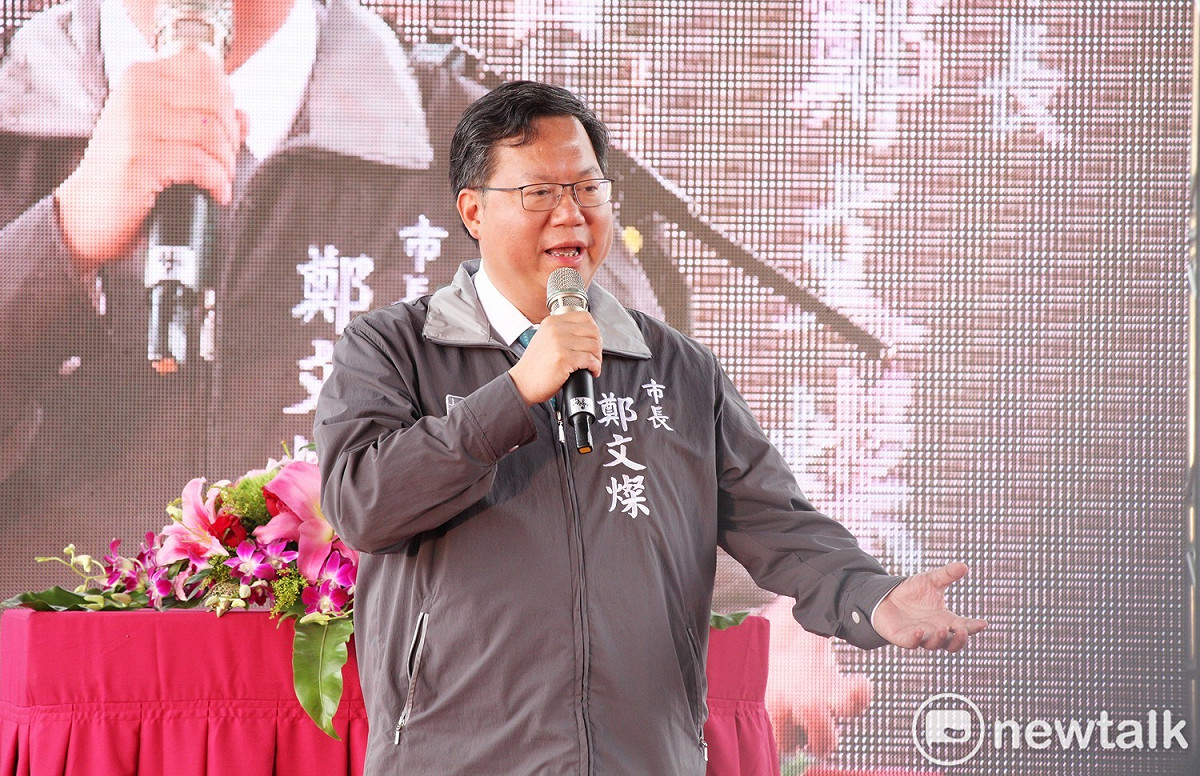 阿姆坪防淤隧道工程今(16)日動土，桃園市長鄭文燦指出，防淤隧道109年預計完工，希望連同之後大灣坪的排淤隧道完成後，讓水庫的淤積量跟排淤量達到平衡。 圖: 林昀真/攝