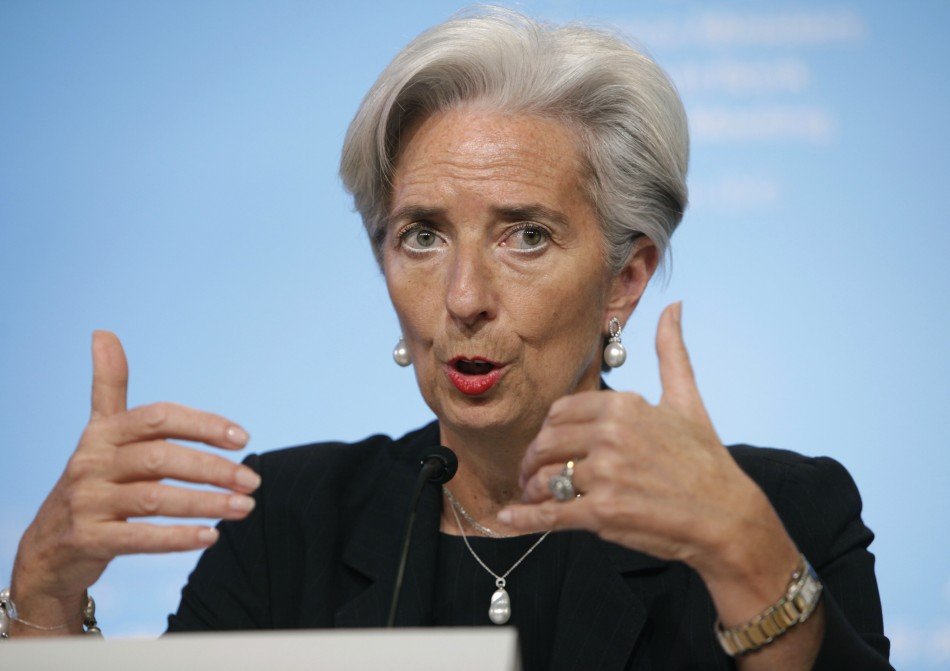 國際貨幣基金會（IMF）與世界銀行（World Bank）的春季會議正在華盛頓舉行，美東時間本週四，會中IMF總裁拉加德（Christine Lagarde）呼籲各國不要傷害作為經濟復甦來源的兩項跨國性活動：貿易和投資，以免殃及全球。 圖：翻攝訊騰財經網