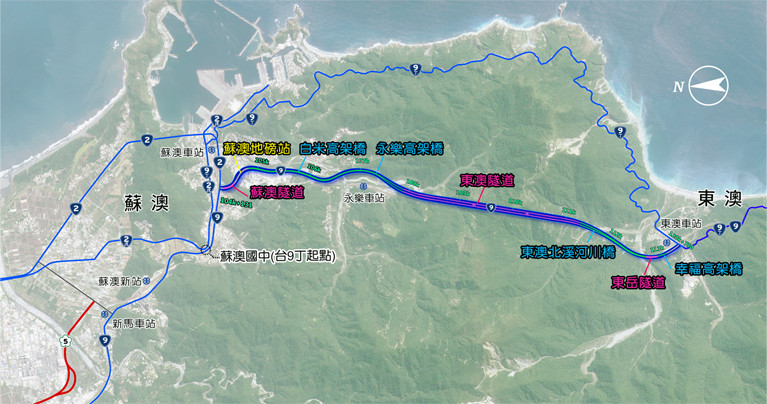 蘇花改23、24日消防演習，呼籲用路人改走台9丁線舊蘇花公路。