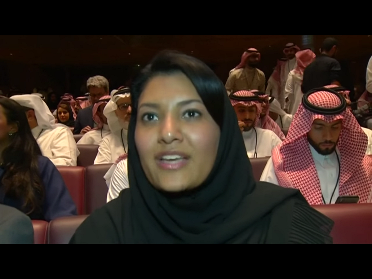 這座位於利雅德阿布杜拉國王金融區（King Abdullah Financial District）的多放映廳電影院，現在只有一個影廳，大約250個座位。 圖：翻攝自Youtube