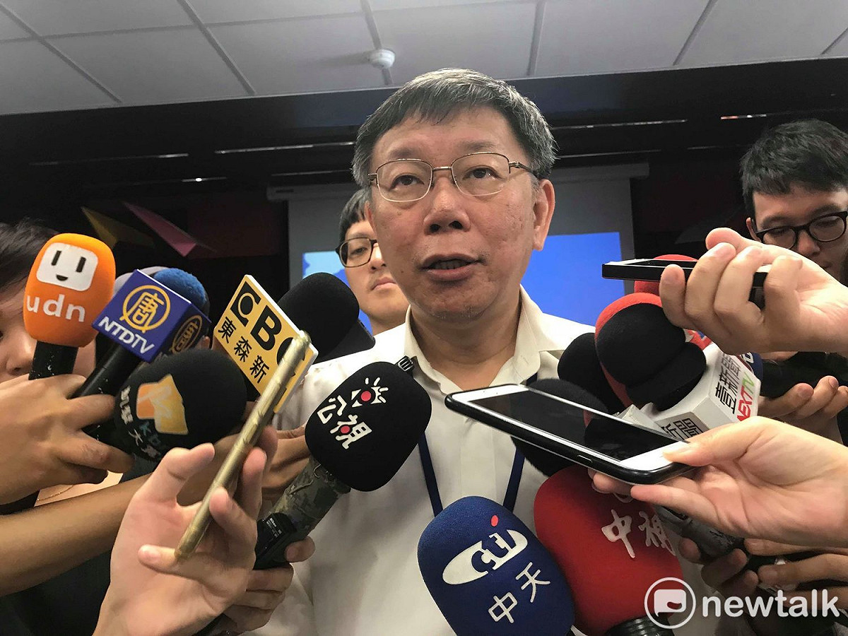 台北市長柯文哲。 圖：周煊惠 / 攝