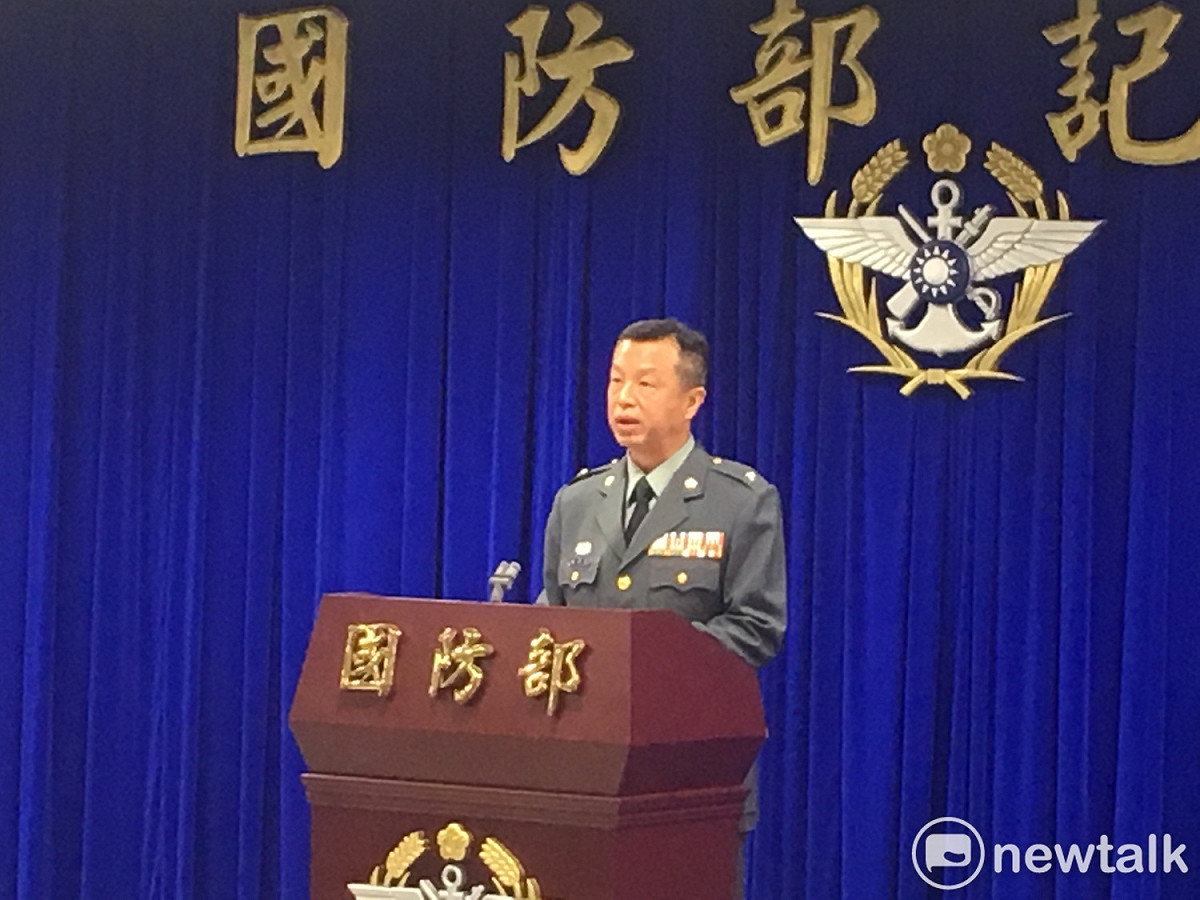 國防部發言人陳中吉。資料照片。 圖：黃韋銓/攝