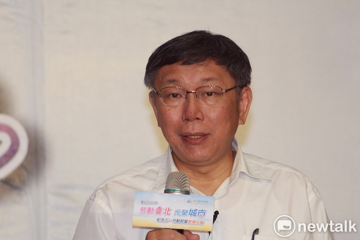 綠委姚文智前（22）日發起「柯黑大遊行」爆出走路工疑雲，媒體今（24）日詢問台北市長柯文哲看法，他笑回「那你應該去問他，問我幹什麼？」還反問媒體，「你現在是要讓我講錯話嗎？」 圖：新頭殼資料照