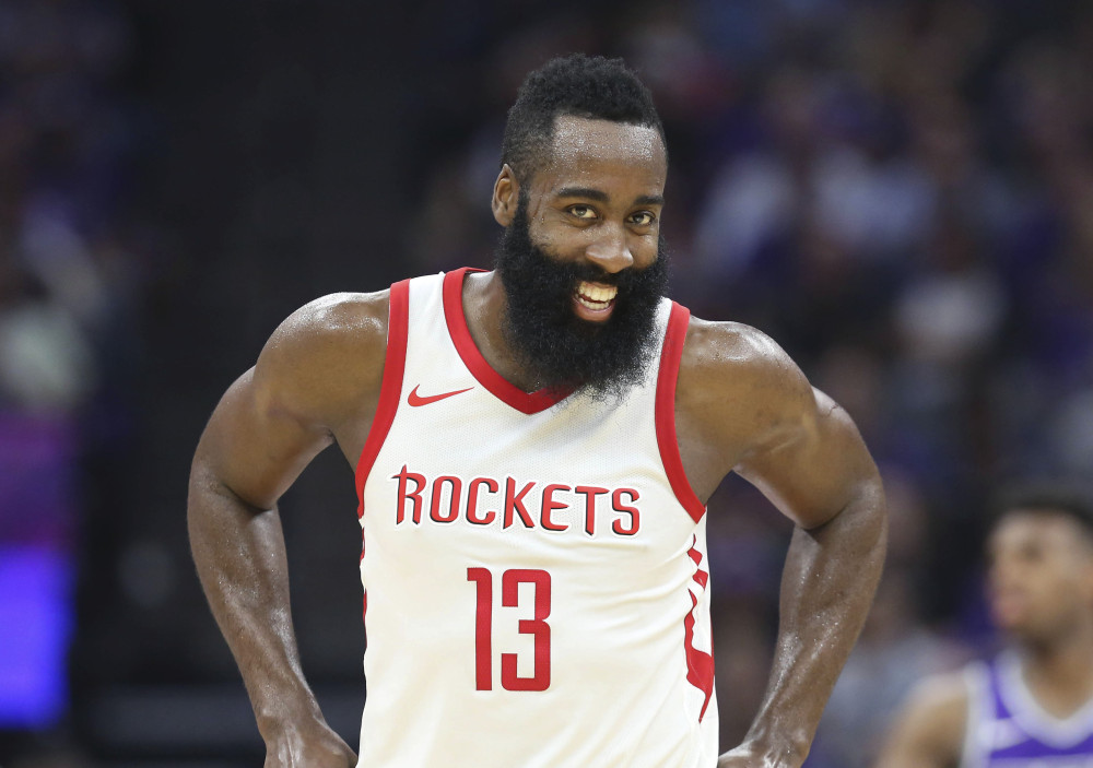 火箭一哥哈登James Harden攻下40分7籃板9助攻 圖 : 翻攝自ballgametime.com