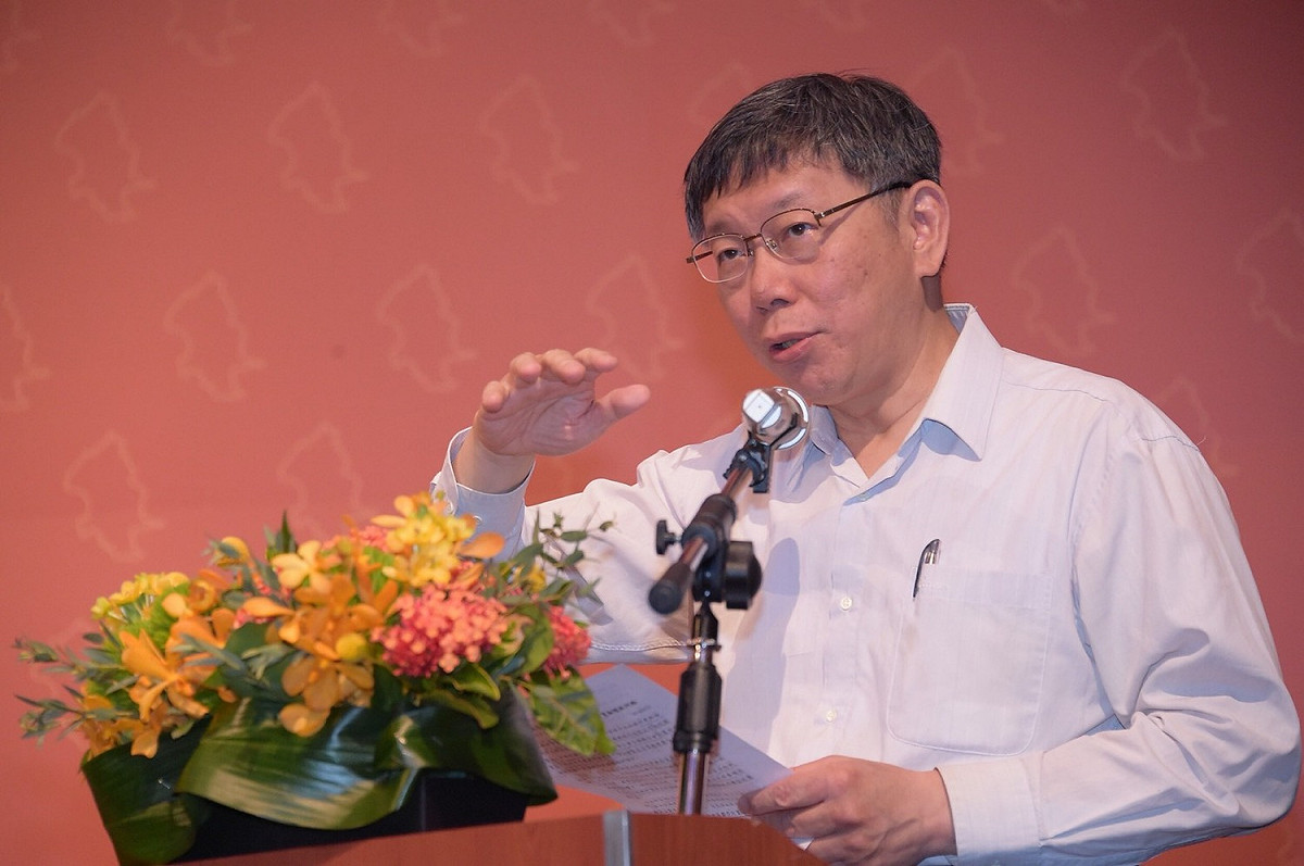 台北市長柯文哲回應辜寬敏昨說「敢出賣台灣的人，只有柯文哲」的說法，強調自己一定會朝大好的方向發展。 圖: 台北市政府/提供