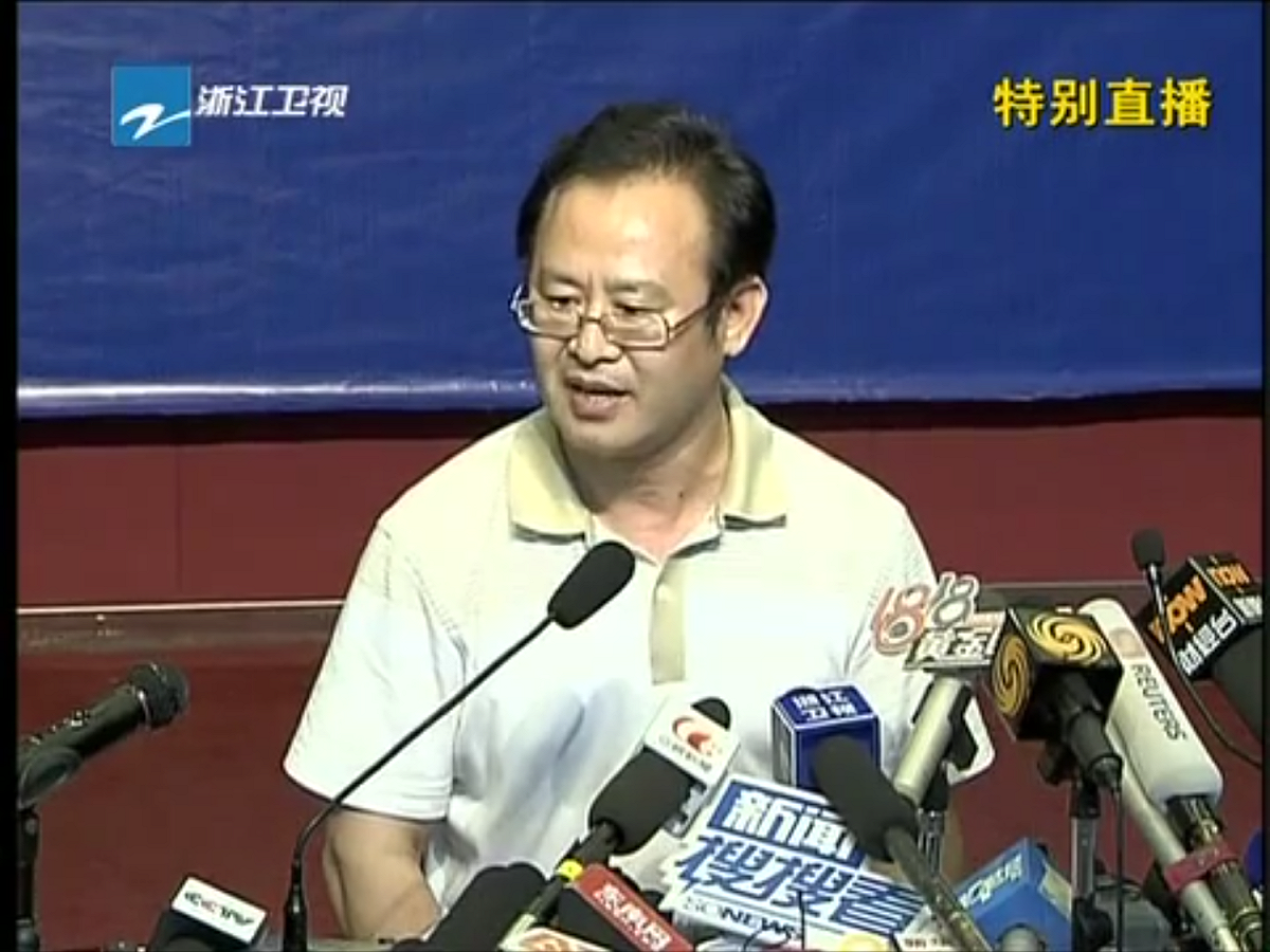 「至於你信不信，我反正信了!」這段話經媒體報導後，王勇平頓時爆紅，因為他的失言宛如火上加油，成為社會千夫所指的對象；大陸網民還以他的失言kuso造句，風波久久不息。

 圖：翻攝自Youtube