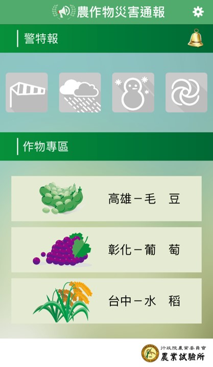 農委會農試所開發出「農作物災害早期預警系統」及APP，將於5月起正式上線。 圖：農委會農試所／提供