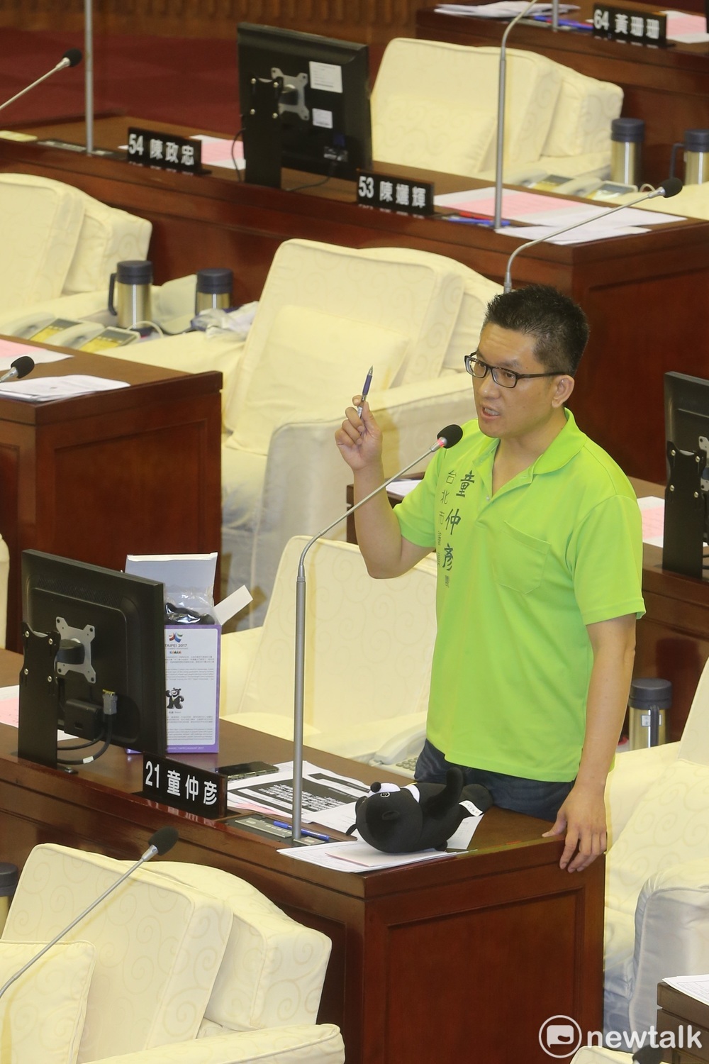 童仲彥主張，於林森北路設立性專區已刻不容緩。 圖：林文仁攝