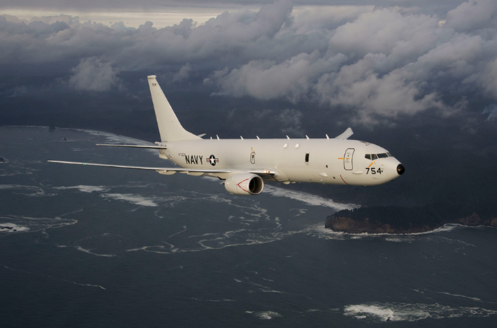 美國P-8偵察機傳出在波羅的海遭到俄羅斯攔截，雙方相距約6公尺。 圖：翻攝波音公司官網