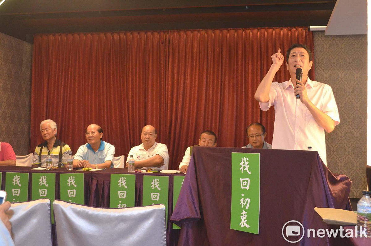 林國慶去年底舉辦一場「找回初衷」座談會，暢談政治理念，獲得不小迴響。 圖：蔡坤龍/攝