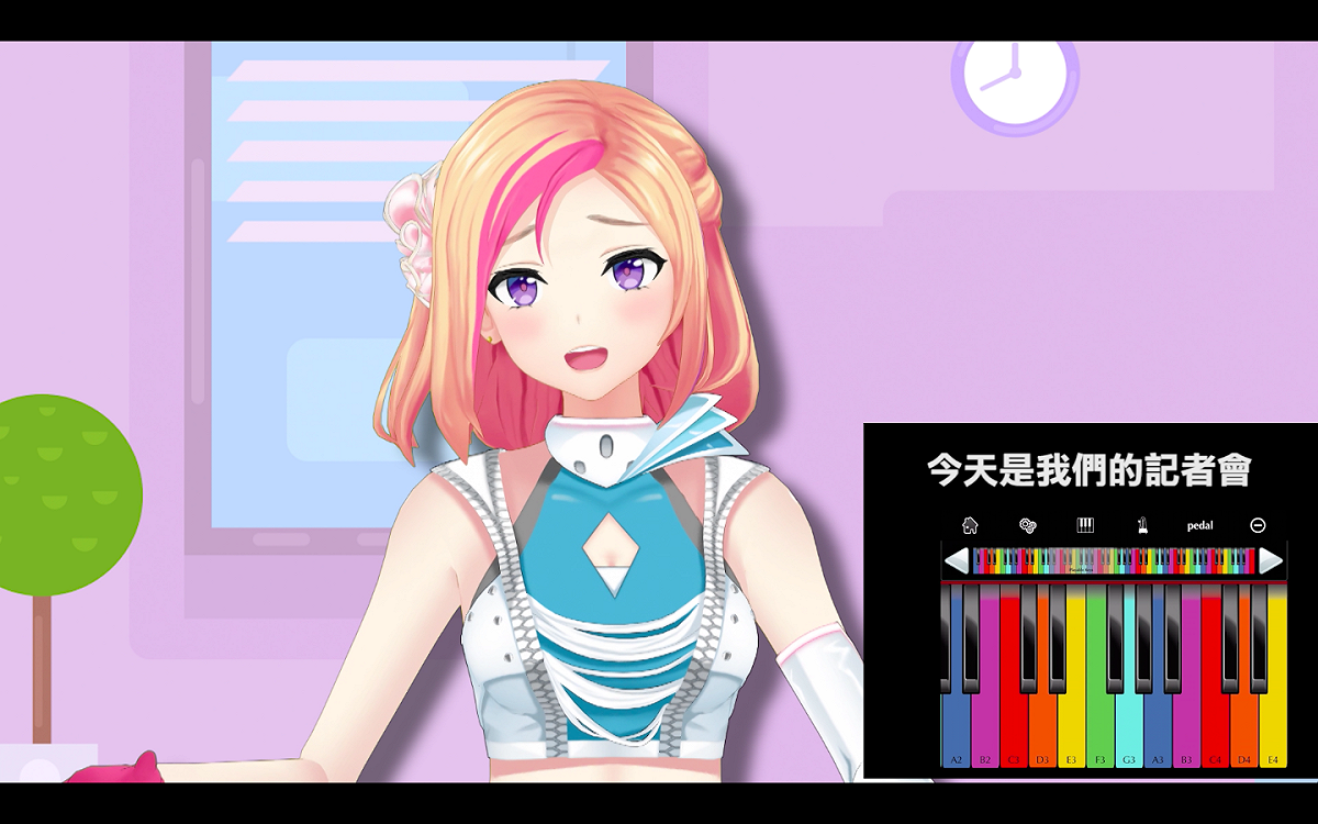 媒體活動現場也播出空跟Hooya逗趣的對話與即興歌曲創作，展現空的創作實力。 圖：KKBOX/提供