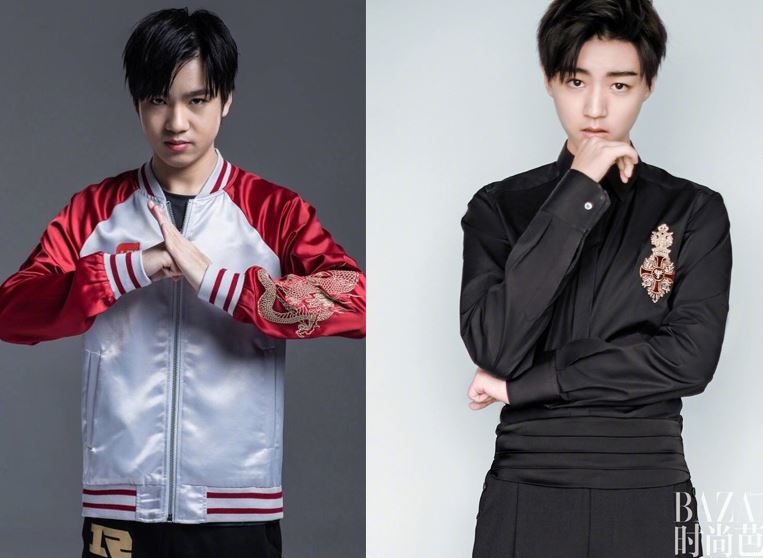 左為Letme、右為王俊凱。 圖：翻攝自 RNG、王俊凱 微博