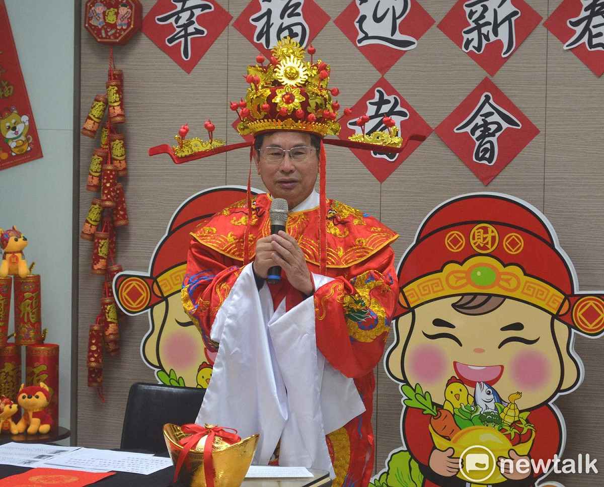 嘉義市長涂醒哲選舉遇到對手陣營分裂，如今官司又平安落幕，被認為真是福星高照。 圖：蔡坤龍/攝