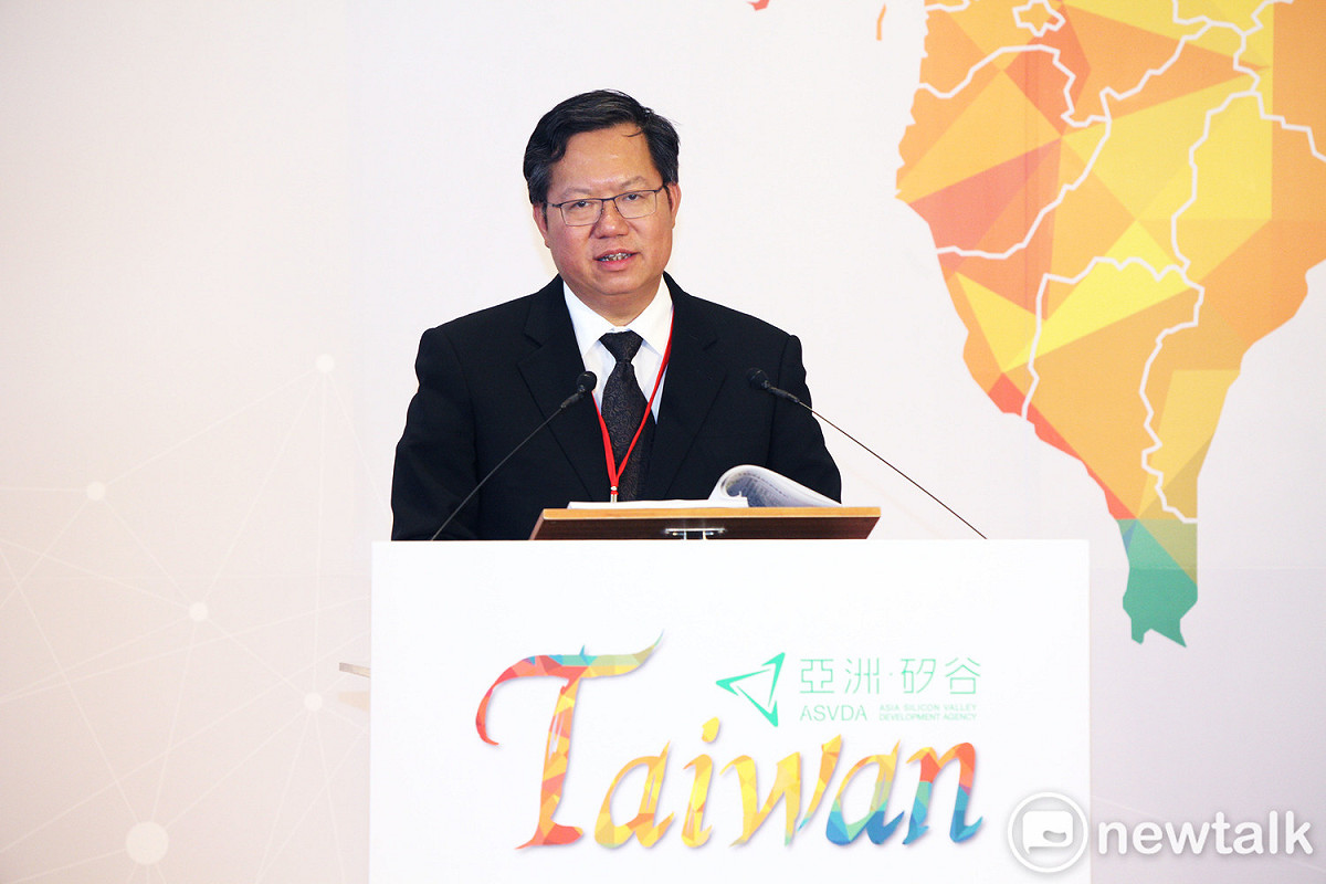 桃園市長鄭文燦表示，「亞洲‧矽谷」計畫未來與桃園航空城計畫結合，期盼國內外大廠產業投入，也鼓勵年輕人創新與創業。 圖:林昀真/攝