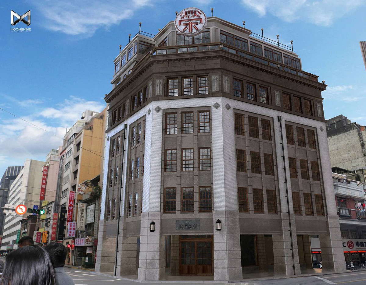 張永昌將模型資源投入《北城百畫帖》的拍攝，為觀眾重現台北歷史風貌。 圖：翻攝自北城百畫帖臉書