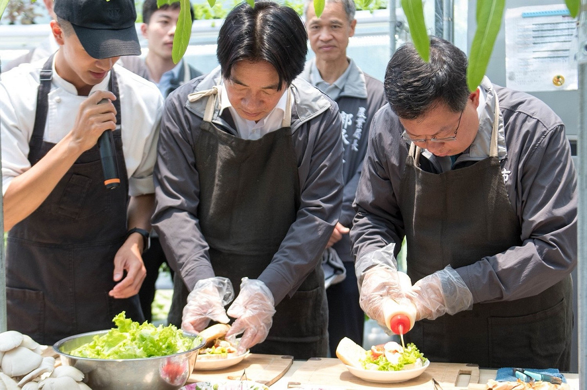 行政院長賴清德表示，桃園市政府以有限的經費，在約30公頃的土地上，從無到有推動農業博覽會，展現農業結合文化、科技及生活等目標，相當不容易。 圖：桃園市政府/提供