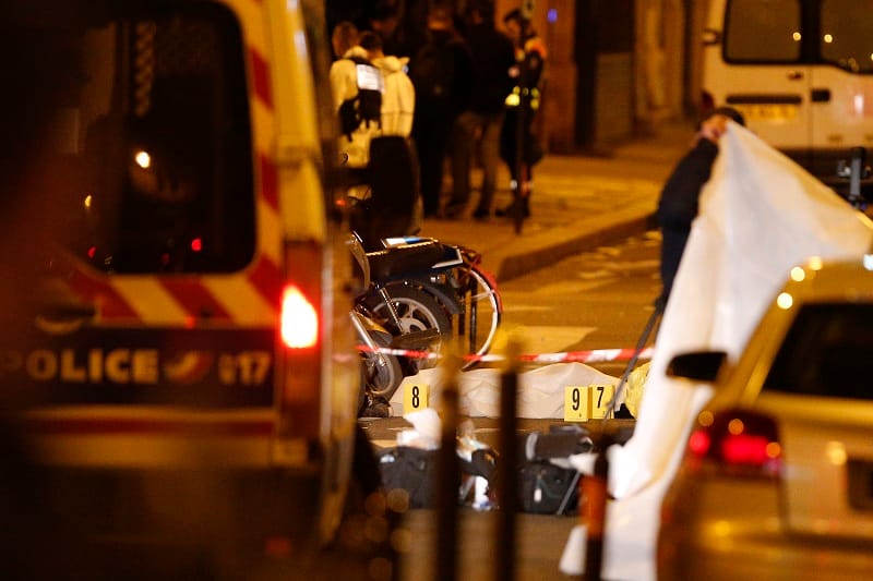 法國首都巴黎周六晚間驚傳街頭砍人事件，檢方已將此案列為恐攻調查， 圖: 達志影像 /美聯社
