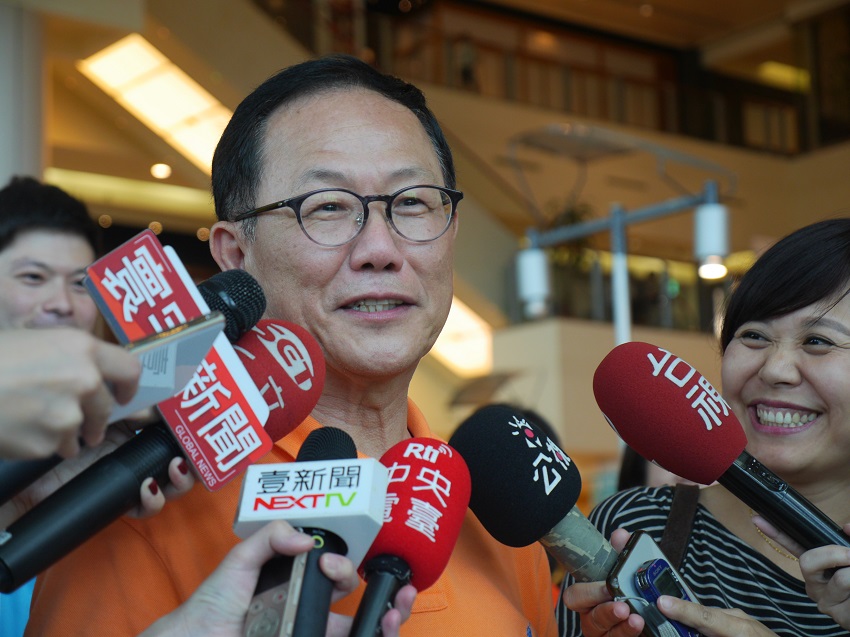民進黨選對會建議徵召立委姚文智參選台北市長，國民黨台北市長參選人丁守中表示，他預估藍綠基本盤一定會歸隊。 圖：新頭殼資料照