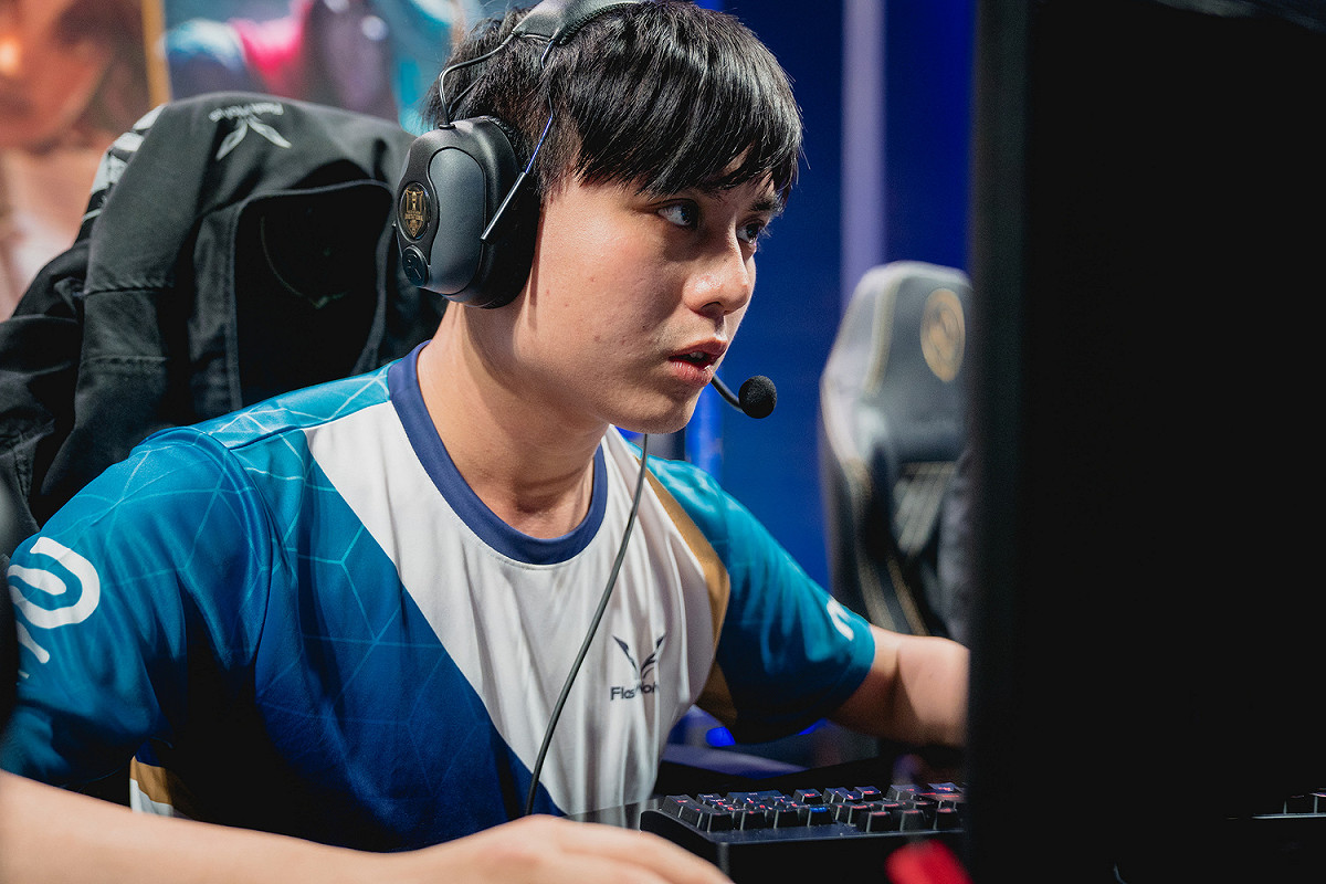 閃電狼Maple表示最後一天將以健康正面的心態迎戰。  圖：翻攝自 LOL Esports flickr公開權限