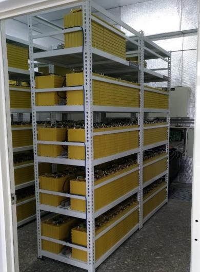 七美微電網現階段儲能系統已建置300kWh 未來將擴充到2000kWh 圖：台電公司／提供
