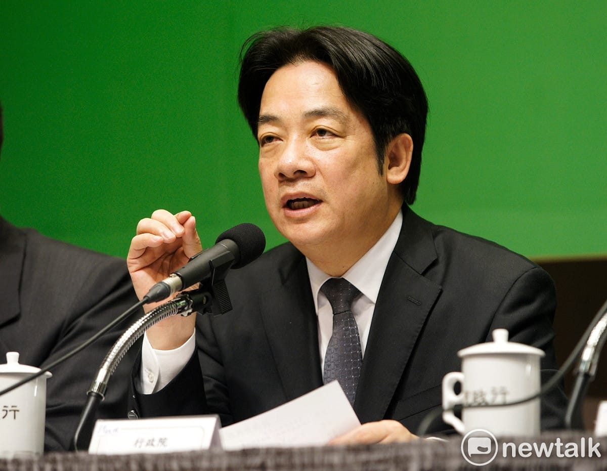 行政院長賴清德針對「今年首季平均每月實質總薪資為59852元」談話，15日晚間做進一步說明。 圖：新頭殼資料照片
