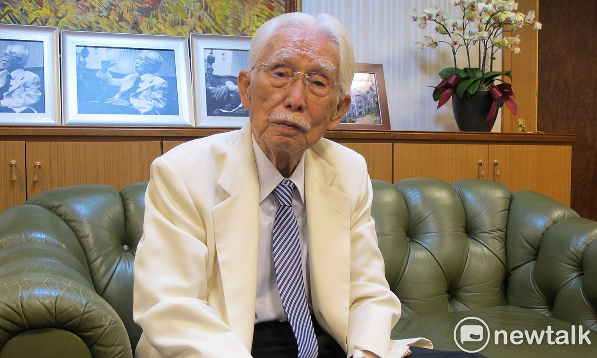 總統府資政辜寬敏16日肯定民進黨在台北市長選舉自提人選。 圖：林朝億/攝