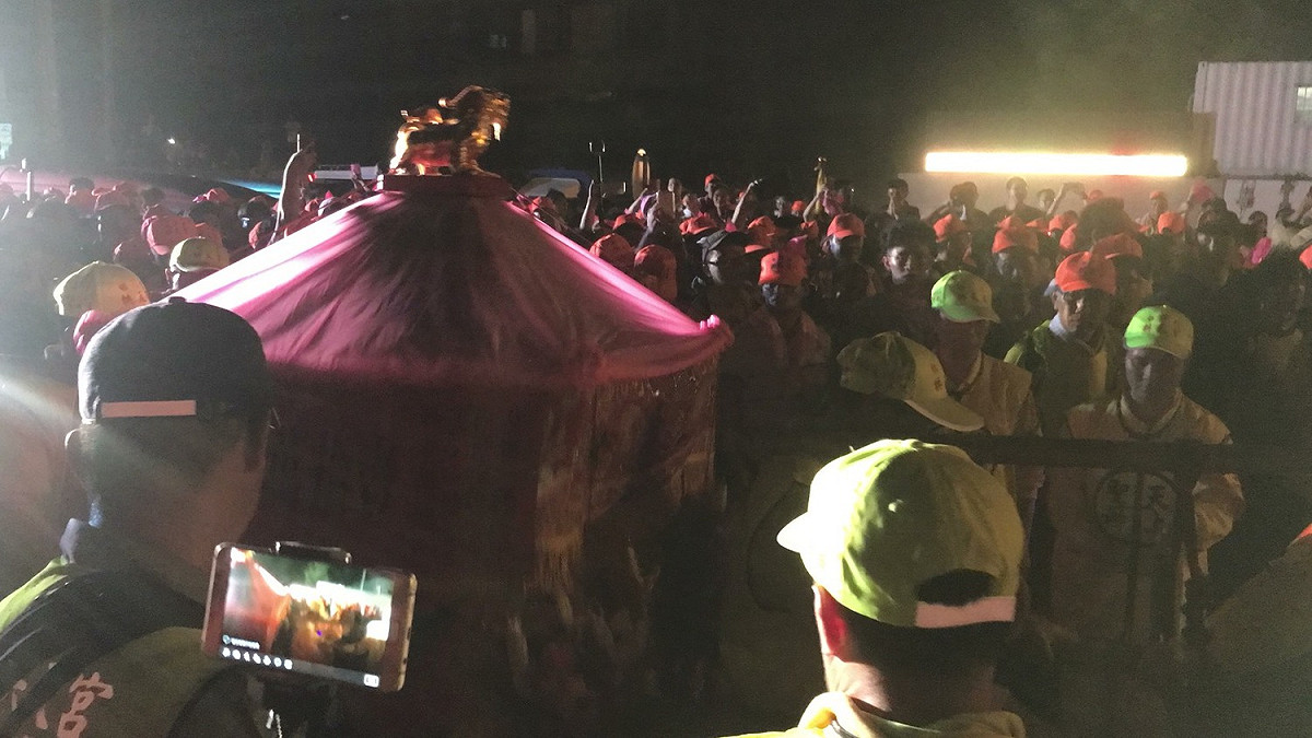 根據媽祖擇日時程，16日深夜啟程後，預計18日中午前抵達北港，24日下午2時20分回宮，全程8天7夜 圖：柯寶/攝