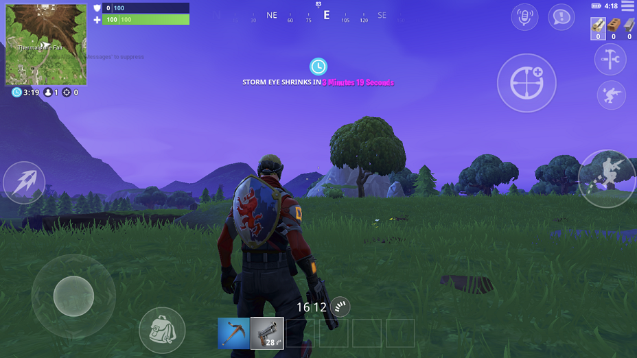 除了語音系統以外，Epic Games 也正積極開發可自訂的使用者介面，讓手機玩家可以針對自己舒服的操控方式做調整。 圖：翻攝自Fortnite