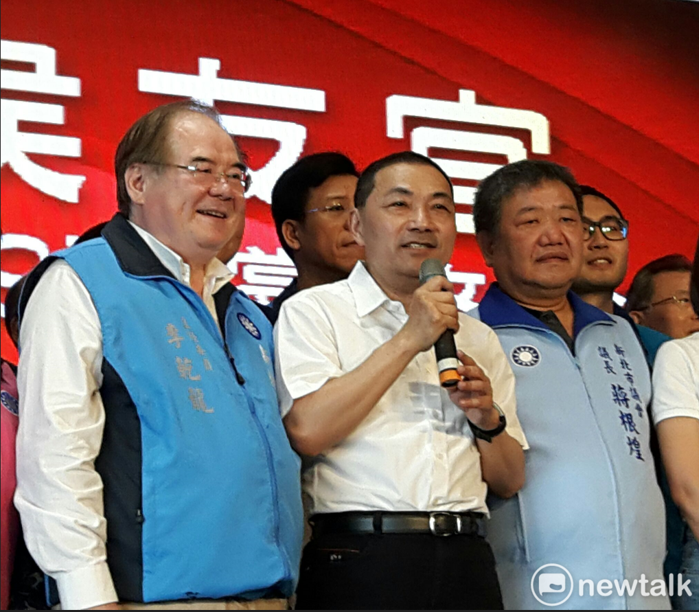 侯友宜說，我們都是在這個土地上打拚的人，強調「本土絕對不是特定政黨獨有的專利！」 圖：林昀真/攝