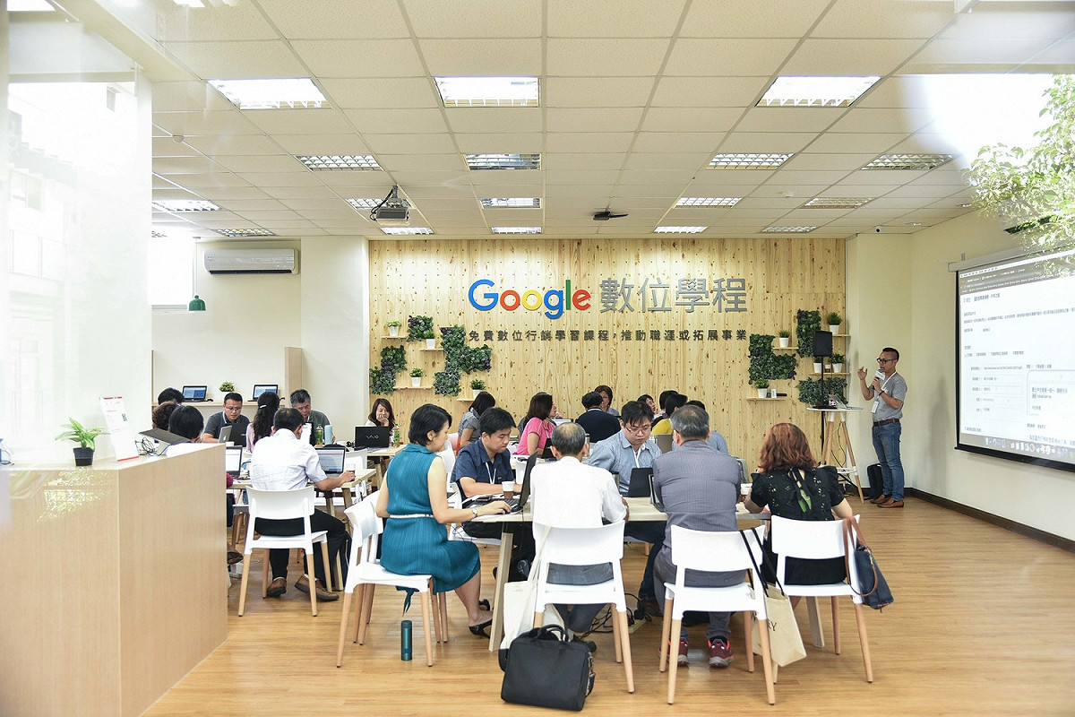 Google數位學程實體課程與互動工作坊，將數位行銷相關知識帶到課堂中 圖：Google提供