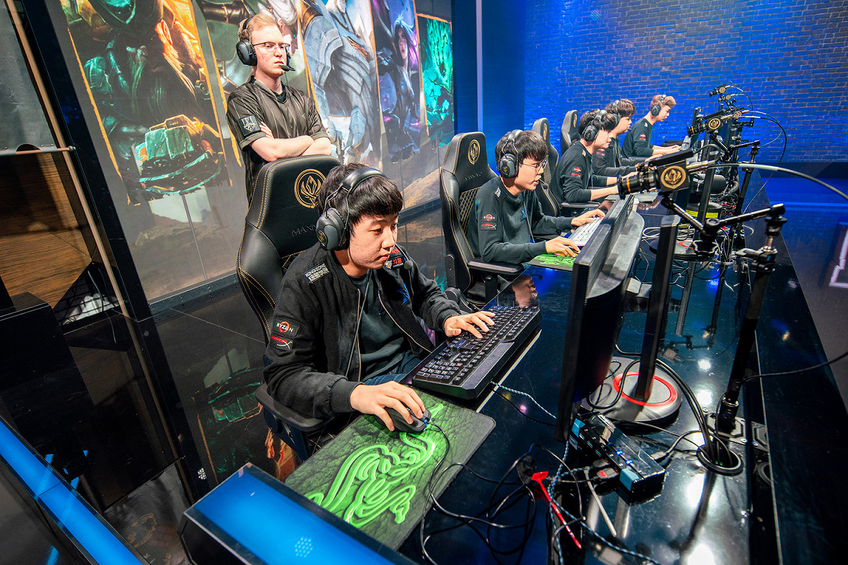 KZ第三場擊敗閃電狼，拿下2-1的領先。 圖：翻攝自LoL Esports Photos flickr公開權限