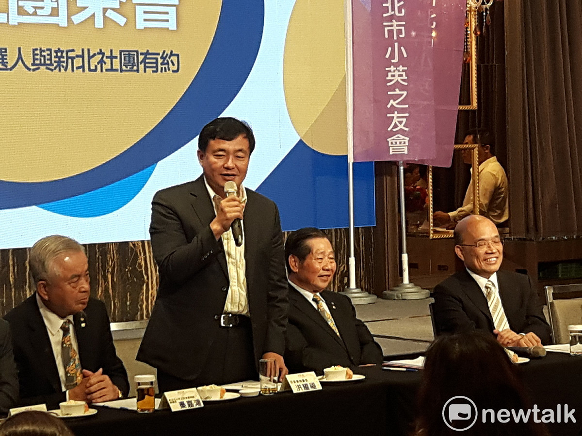 洪耀福說，這2年他跟在小英總統旁邊觀察，認為蔡總統「是一個很堅強的人」。 圖:林昀真/攝