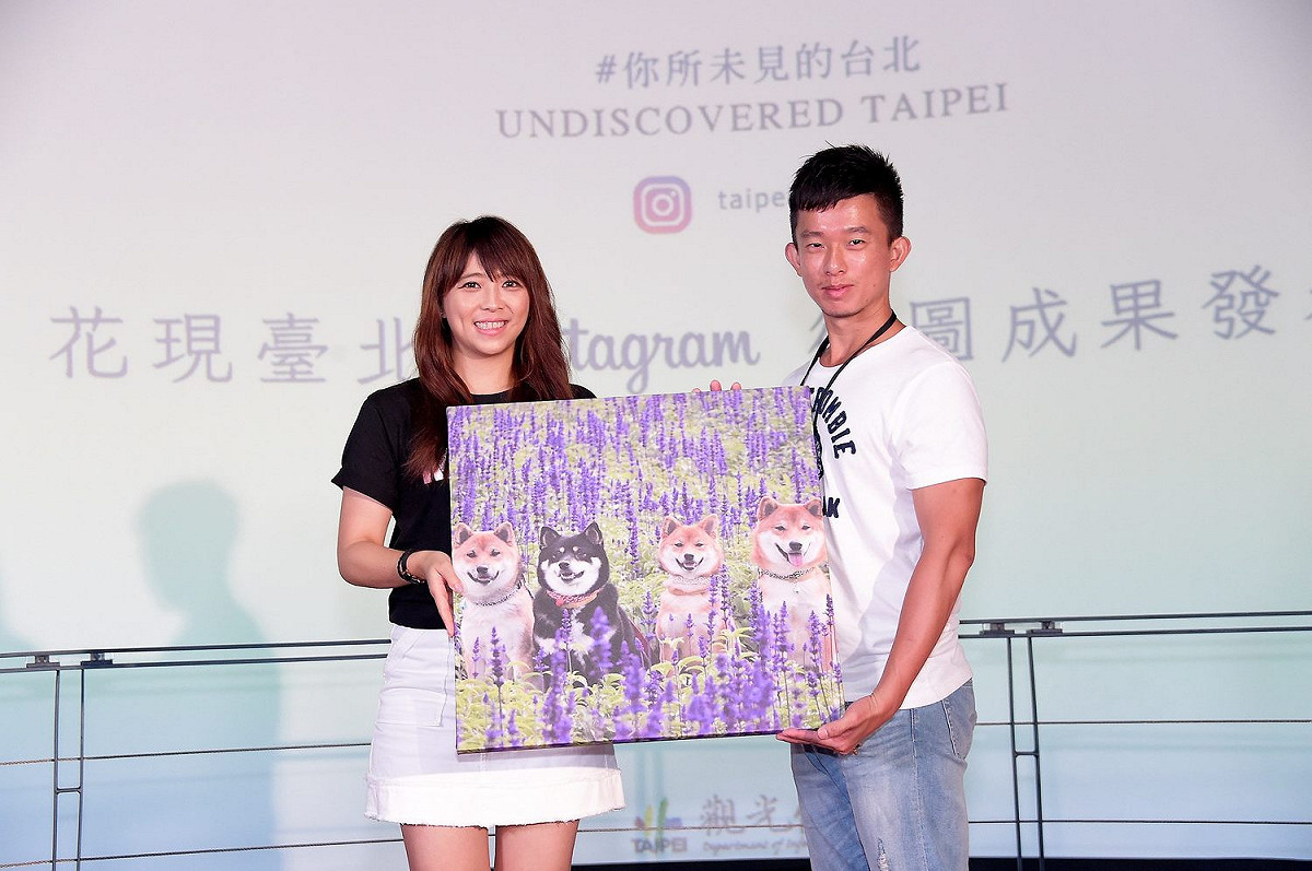 台北市觀光傳播局在3月21日至4月5日舉辦的「花現台北Instagram徵圖活動」。 圖：台北市政府／提供