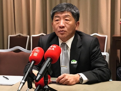 衛福部長陳時中23日表示，中國在世界衛生大會（WHA ）中說照顧台灣是說謊，中國一貫伎倆就是透過謊言掩蓋事實。 圖：中央社