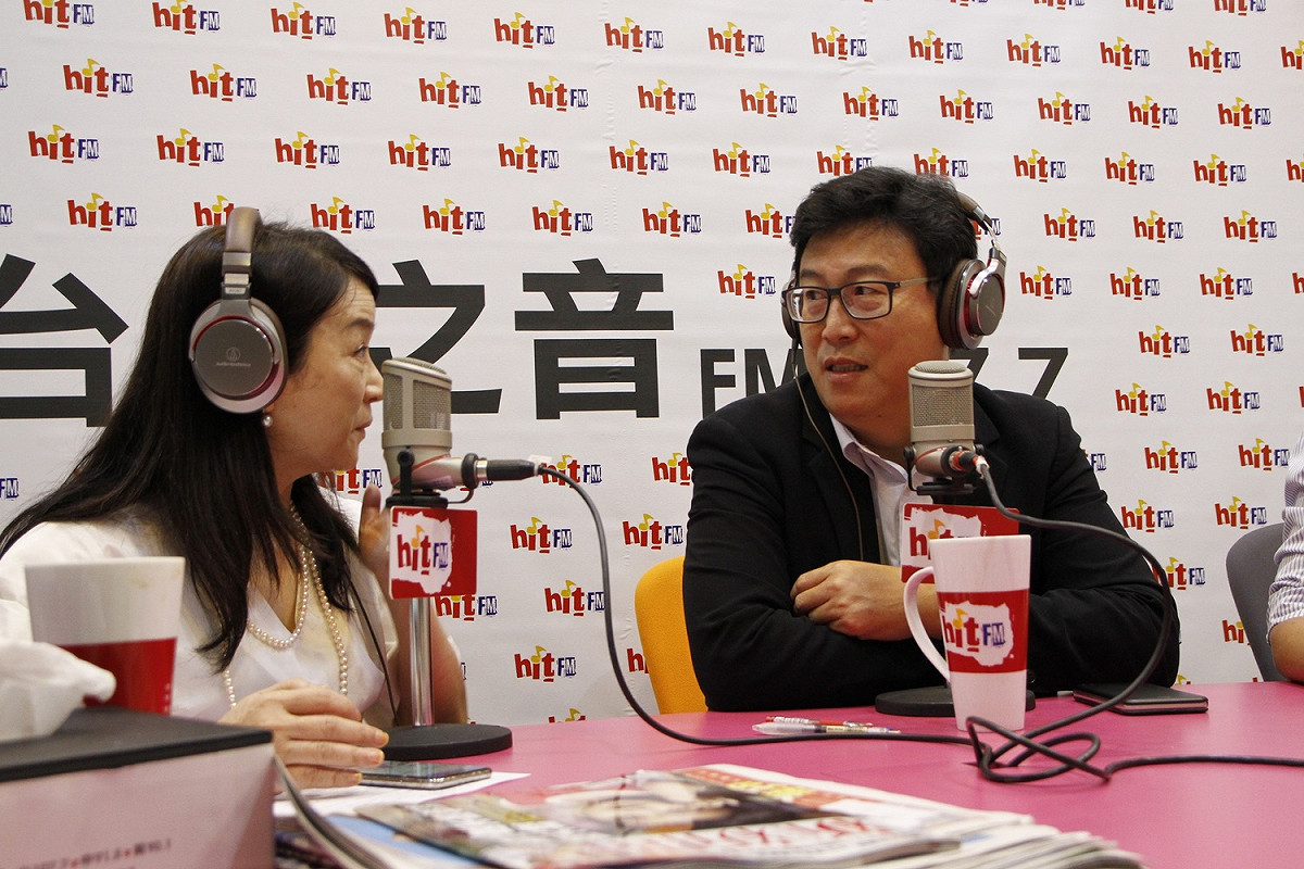 姚文智接受廣播節目專訪，很有信心自己不會是第三名。 圖:Hit Fm《蔻蔻早餐》製作單位/提供