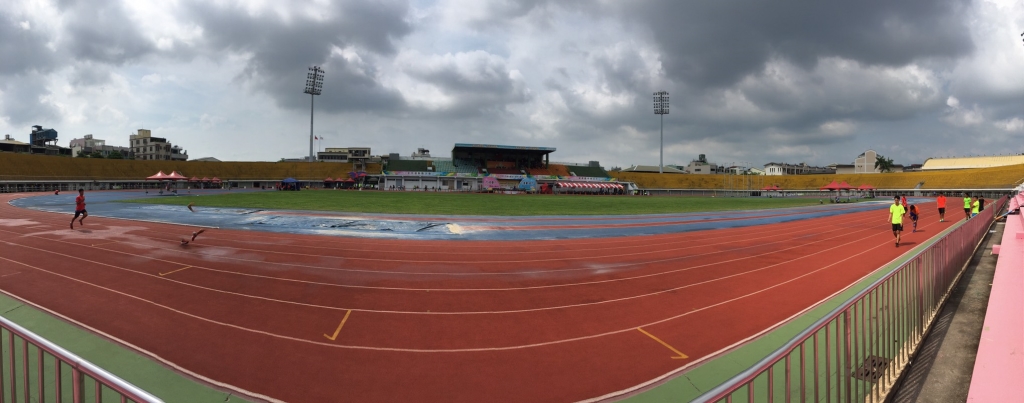 為了東亞青奧，台中市府舉辦田徑暖身賽。 圖 : 翻攝自台中市政府觀光局網頁