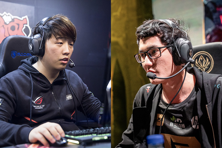 RNG Karsa（前閃電狼打野）、OMG Mountian（前ahq打野）分屬不同賽區。  圖：翻攝自LoL Esports Photos flickr公開權限