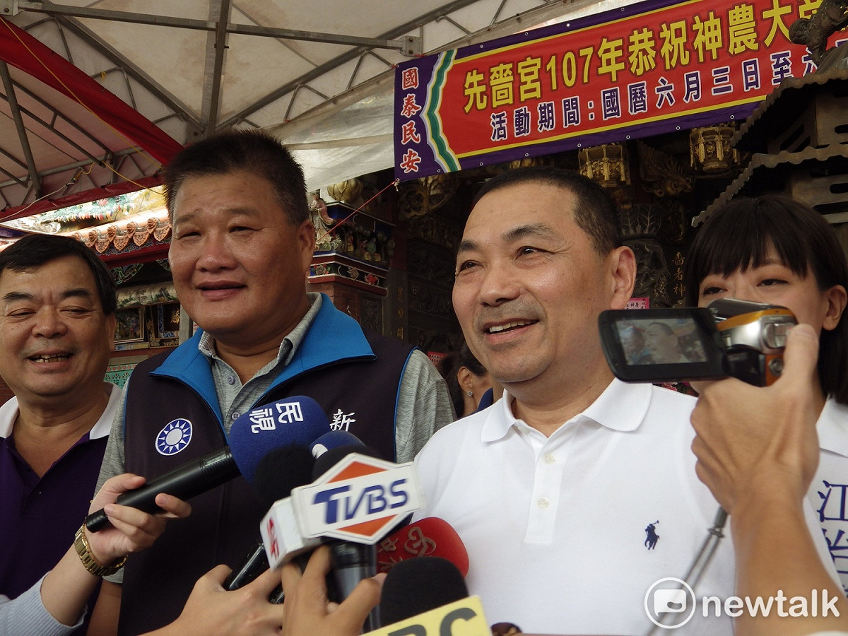 侯友宜強調，蘇貞昌任內縣庫由正轉負是事實，反嗆蘇貞昌把縣府、市府預算搞錯了，要蘇不要轉移焦點。  圖:林昀真/攝
