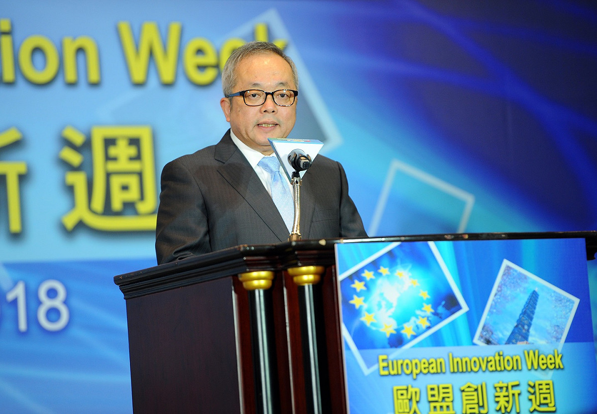 行政院副院長施俊吉今(4)日表示，期盼儘早啟動雙邊投資協定(BIA)談判，為台歐企業提供更多保障。 圖：行政院提供