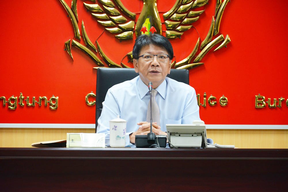 今（5）日萬安演習於南部與金門地區進行，圖為屏東縣長潘孟安。 圖：屏東縣政府／提供