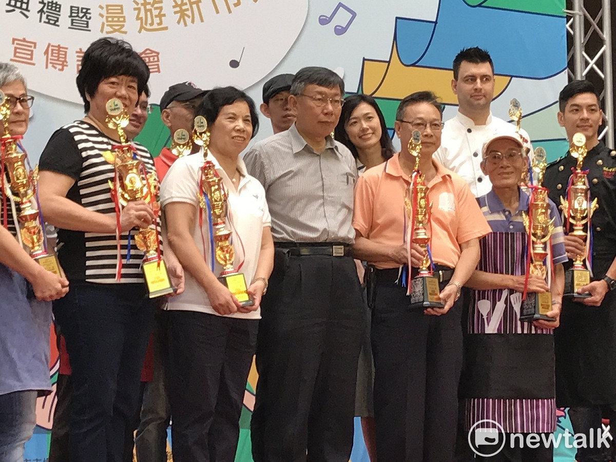 台北市長柯文哲今日2018台北傳統市場節記者會。 圖：周煊惠 / 攝
