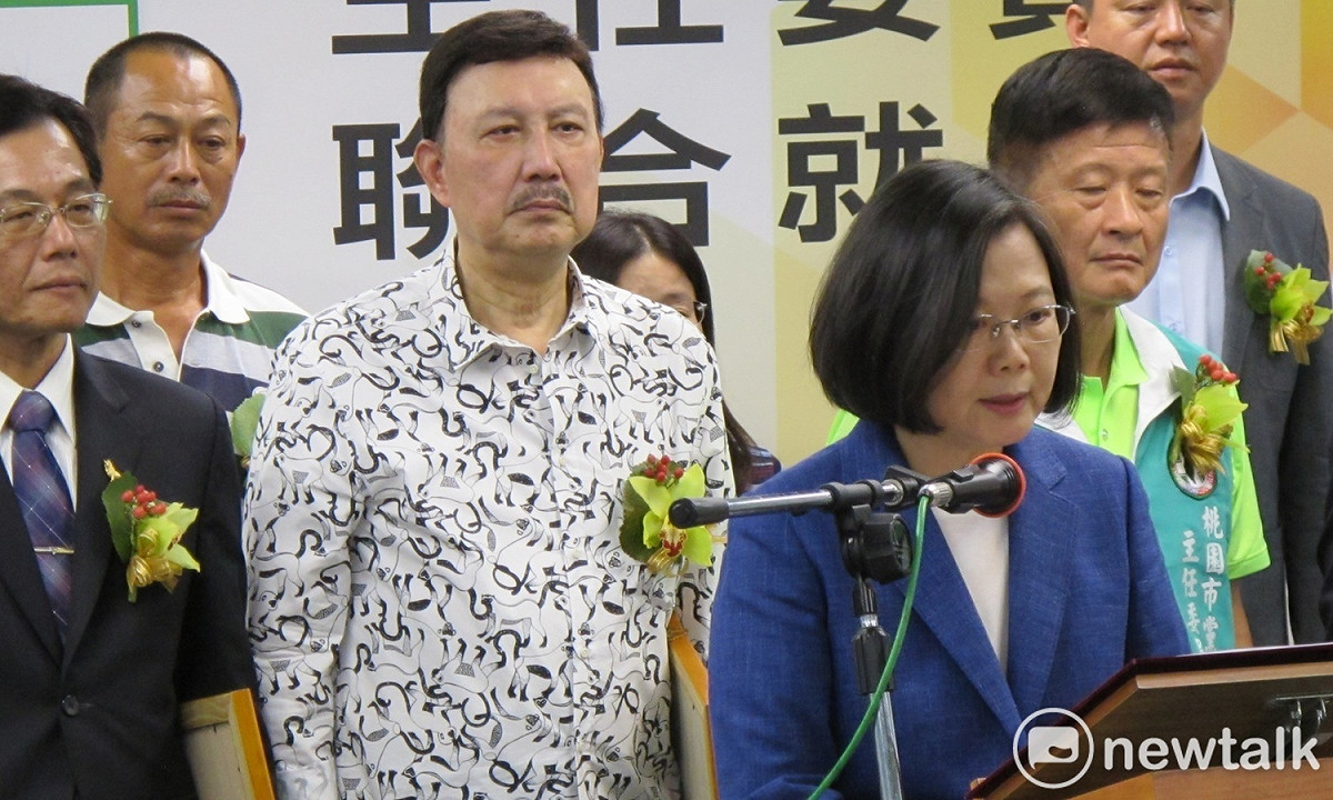 總統蔡英文6日表示，民進黨是比較古意的政黨。 圖：林朝億/攝