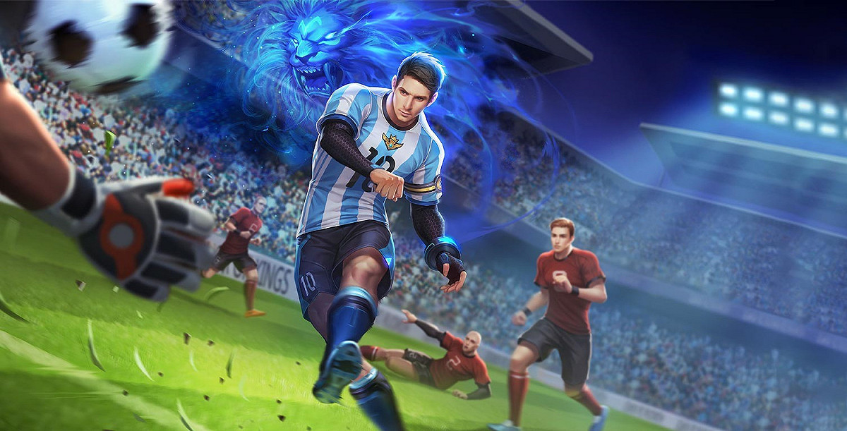 阿根廷足球選手梅西（Lionel Messi）是許多人最耀眼的明星，近日世足開踢在即，受到中國玩家歡迎的手機遊戲《王者榮耀》也特別要到梅西授權，設計刺客型角色裴擒虎的新造型。 圖：翻攝自騰訊遊戲微博