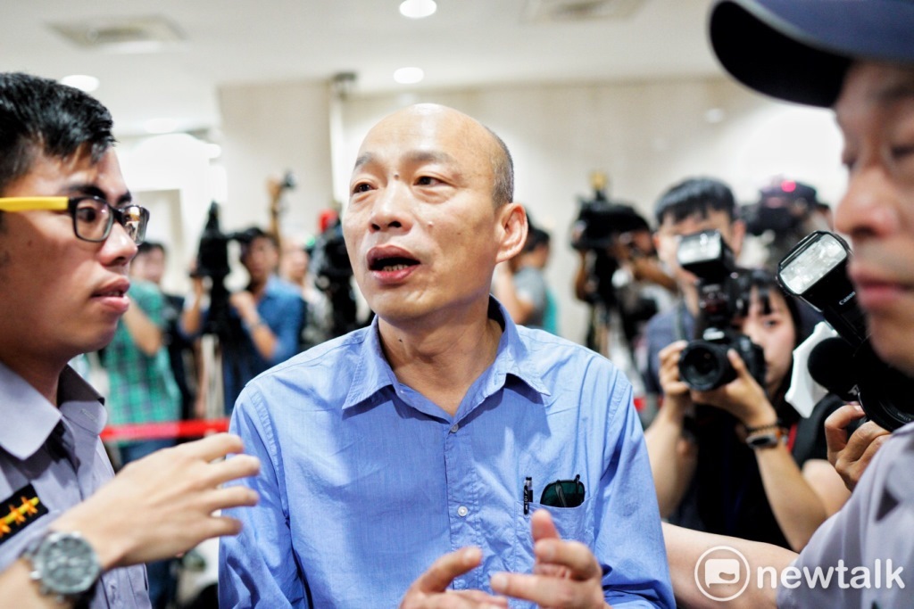國民黨高雄市長參選人韓國瑜表示，只要陳其邁要一起出席，他就願意參加設賭場公開辯論。 圖：新頭殼資料照片