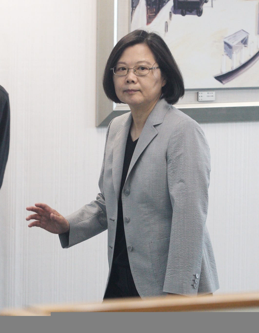 民進黨主席蔡英文主持中常會。 圖：新頭殼資料照片