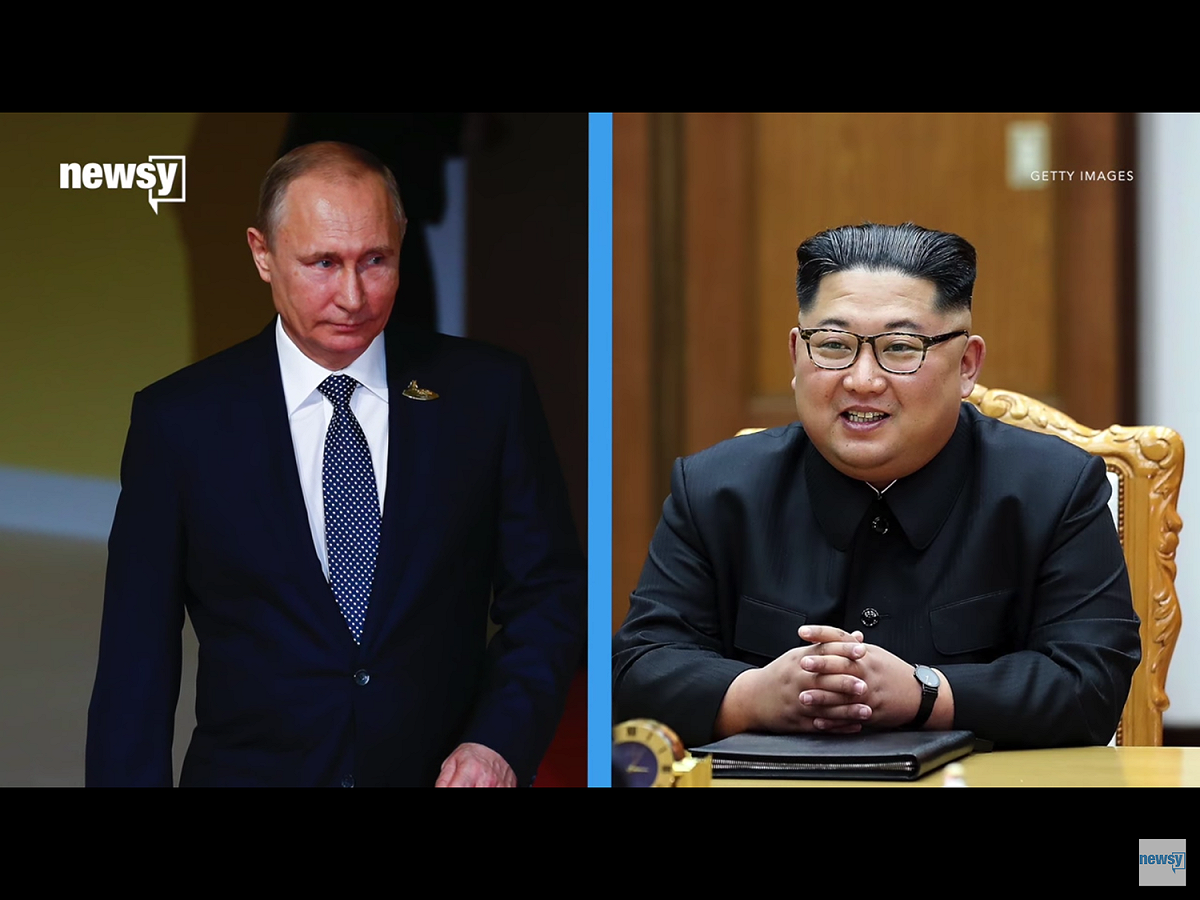 俄羅斯總統蒲亭在會見到訪的朝鮮最高人民會議常任委員會委員長金永南時證實，已向金正恩發出訪俄邀請。報導稱，金正恩訪俄可能會在9月份舉行東方論壇期間，或者通過外交部管道單獨協商。 圖：翻攝自Youtube
